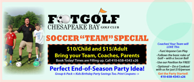 Soccer Team FootGolf Special Offer