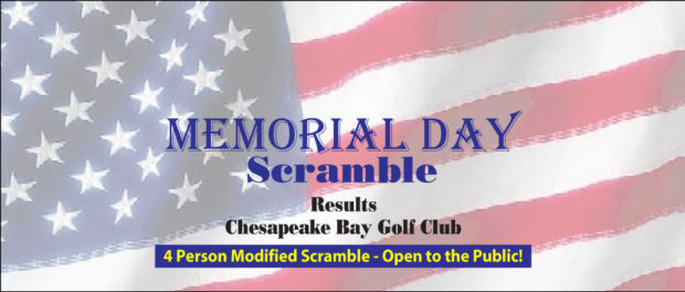 Memorial Day Scramble Results