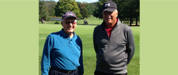 2017 Ryder Cup Low Gross winners - Jack Baldino and Ray Jones