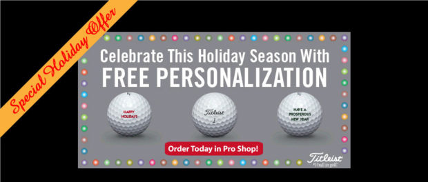 Titleist FREE Personalization