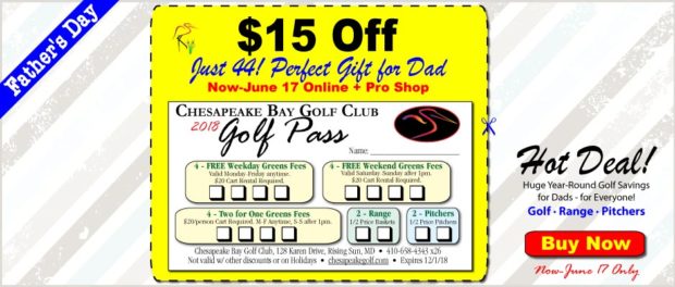 Chesapeake Bay Golf Club Golf Pass