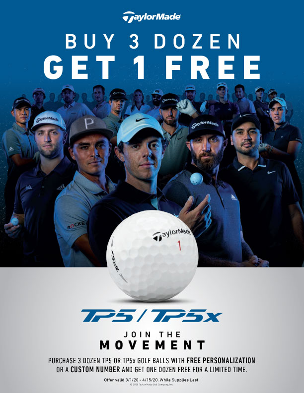 TaylorMade Buy 3 Get 1 FREE Promo Chesapeake Bay Golf Club